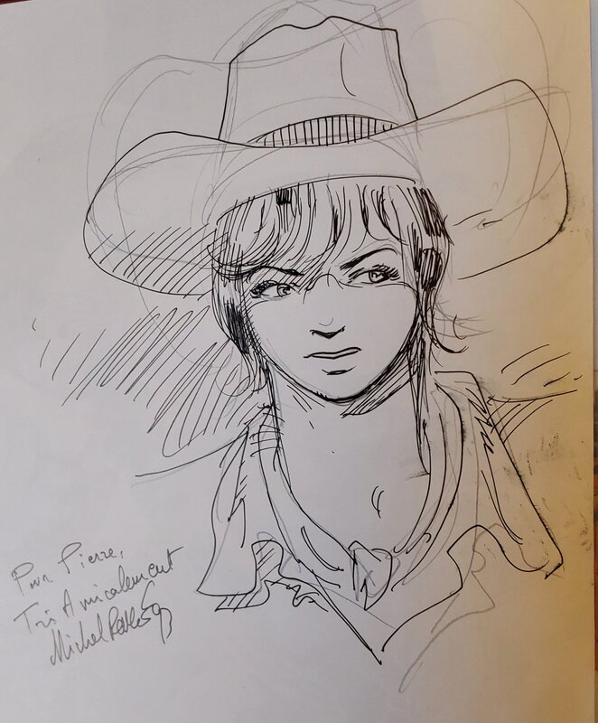 Michel Rouge, Comanche : Le dollar à 3 faces. - Dédicace