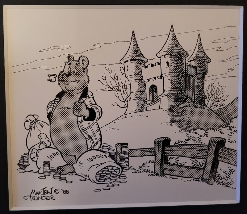 Marten Toonder, Ob Bommel reclame Concordia - Original Illustration