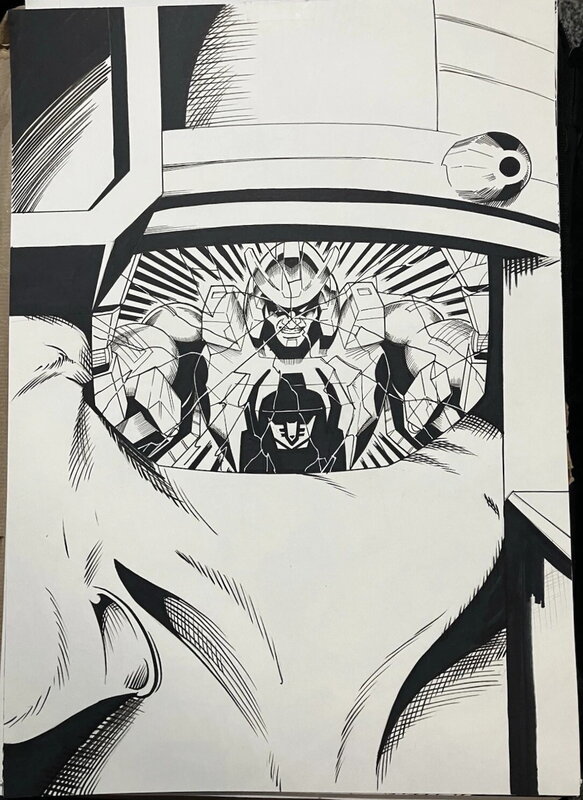 nathan webb, Transformers Galvatron Ultra Magnus - Original Illustration