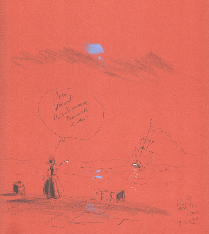 Matthieu Blanchin, Le voyage du Commodore Anson - Dédicace