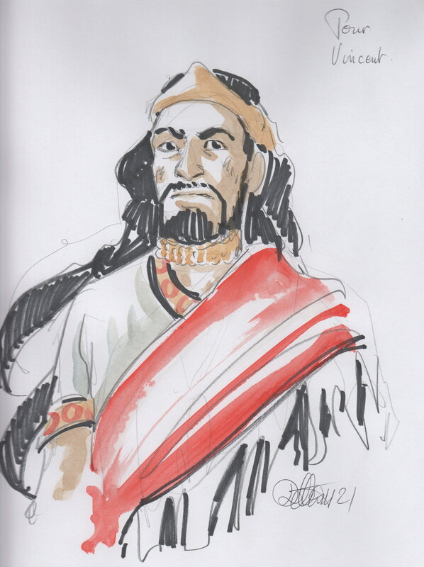 Le roi de paille by Isabelle Dethan - Sketch