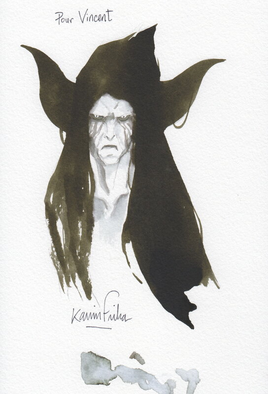 Le mangeur d'espoir by Karim Friha - Sketch