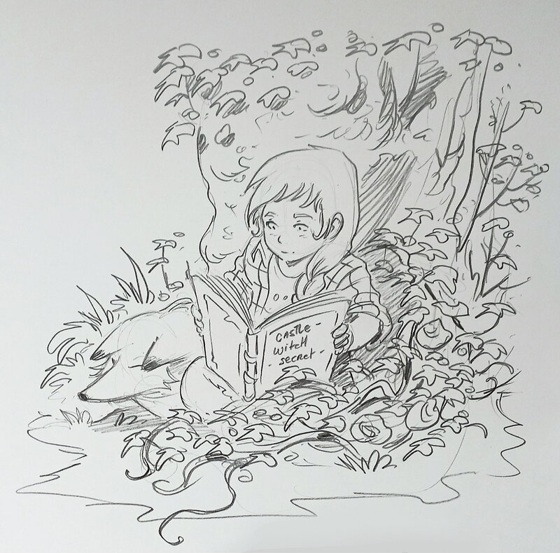 François Gomès, Castlewitch 3 - Dédicace - Sketch