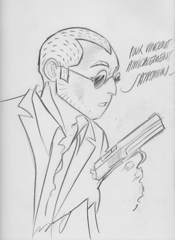 Le tueur by Luc Jacamon - Sketch