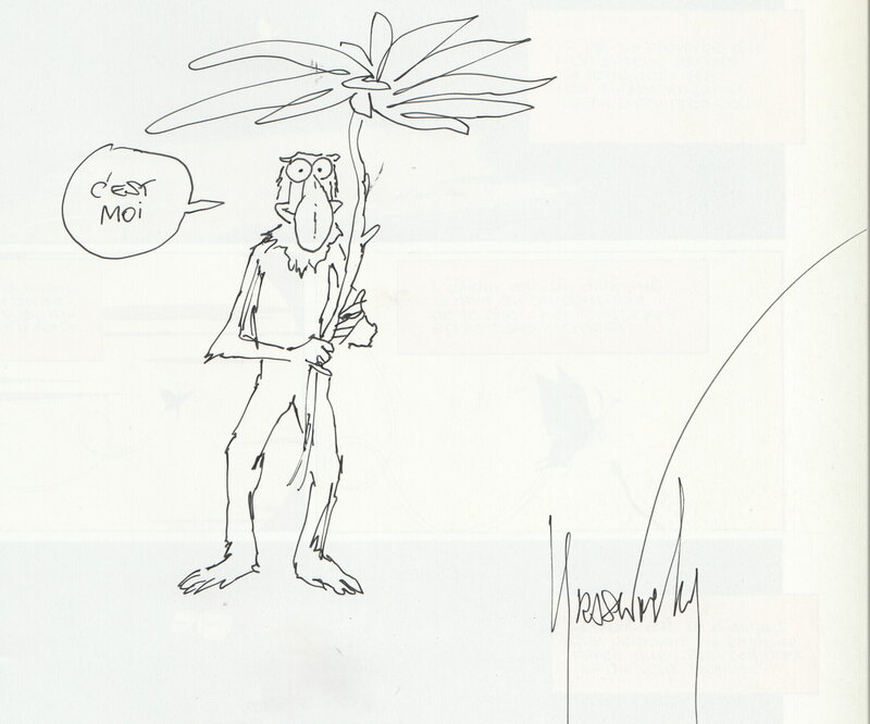 Jean-Paul Krassinsky, Le singe qui aimait les fleurs - Dédicace