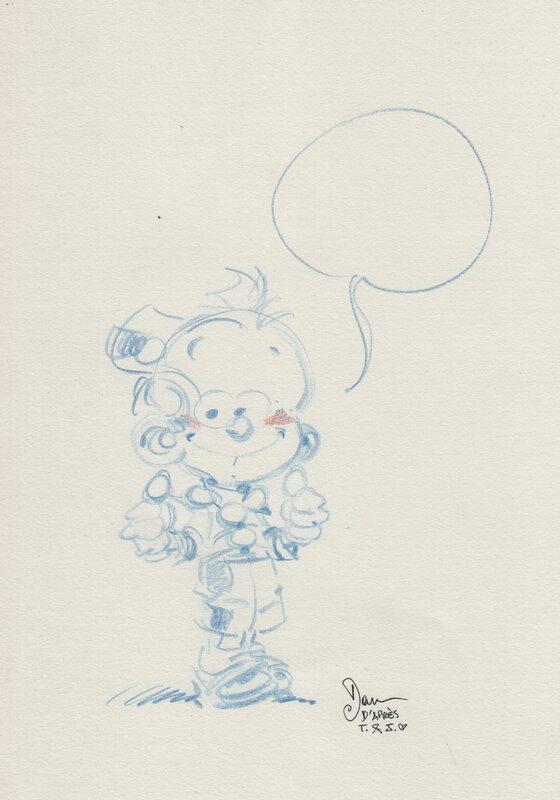 Le petit Spirou by Dan - Sketch