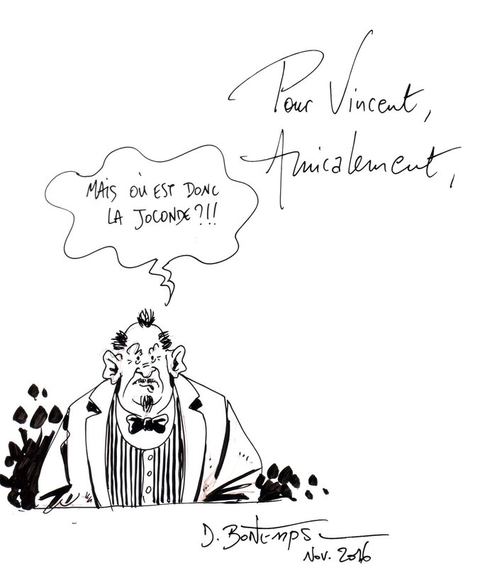 Didier Bontemps, Le vol de la Joconde - Dédicace