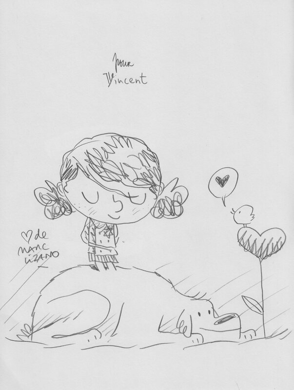 L'enfant cachée by Marc Lizano - Sketch