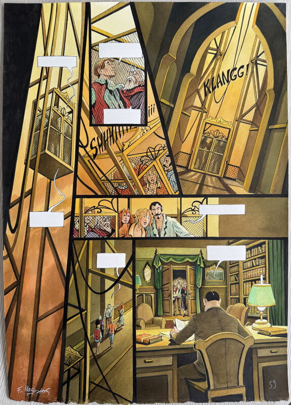 Florence Magnin, Rodolphe, François Batet, L'autre Monde : La Bouche d'ombre - Planche originale - Planche originale