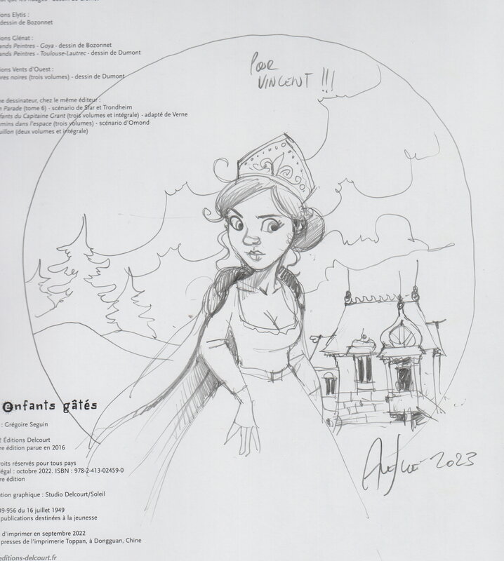 Le maitre des tapis by Alexis Nesme - Sketch