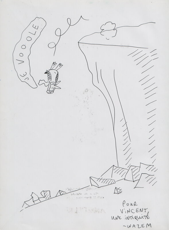 Le pingouin volant par Pierre Wazem - Dédicace