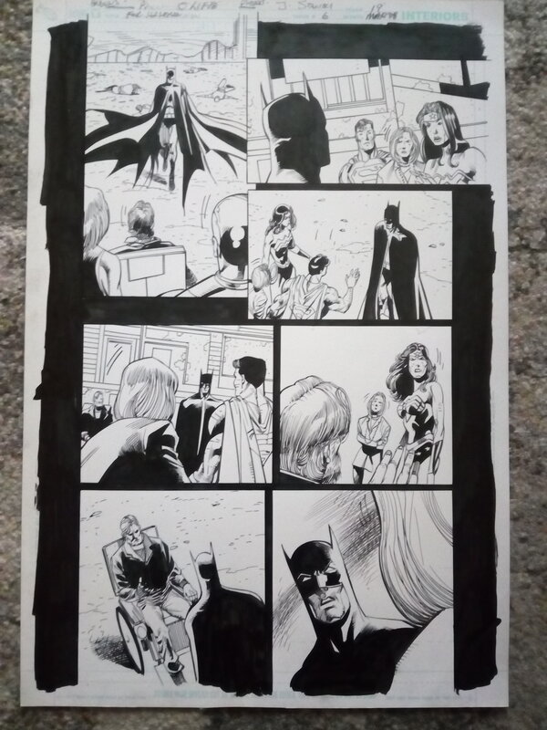 En vente - Batman / pat olliffe - Planche originale