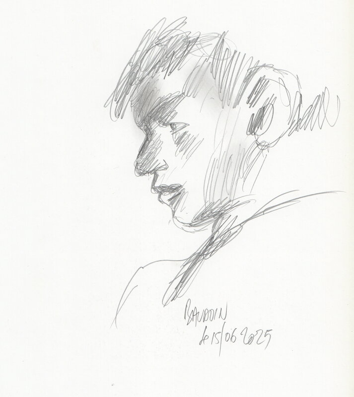 Les essuie glaces by Edmond Baudoin - Sketch