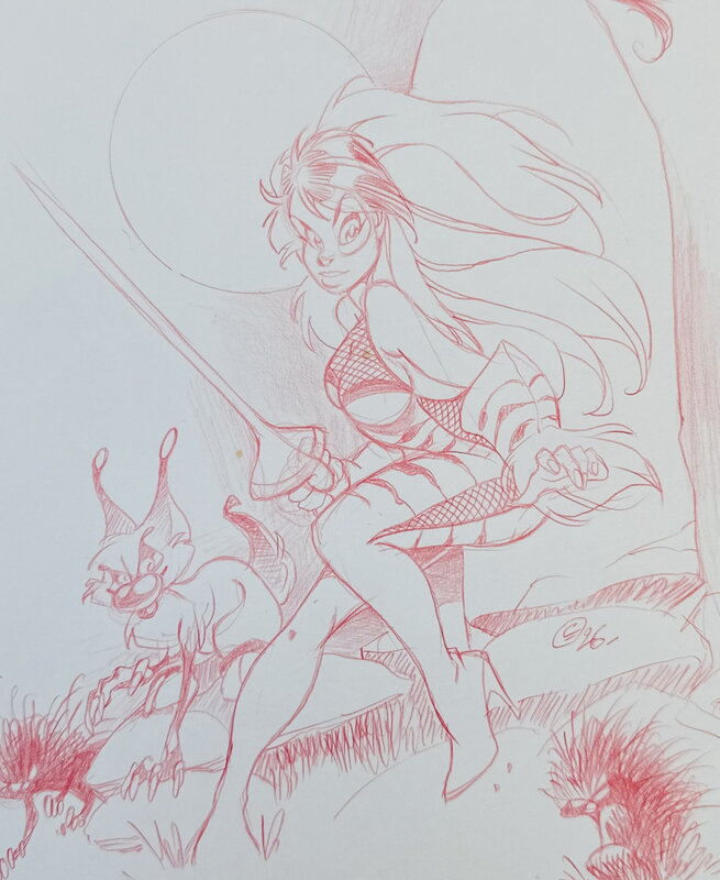 For sale - Atlante by Crisse - Original Illustration