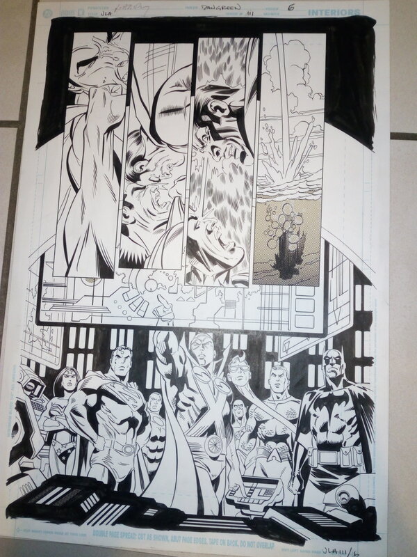 For sale - Justice league / ron garney - Comic Strip