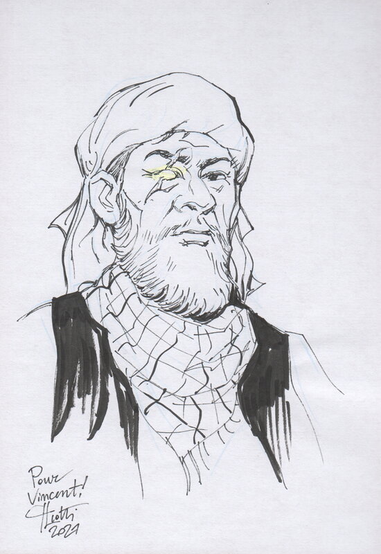 giuseppe liotti, Les fiancées du califat - Sketch