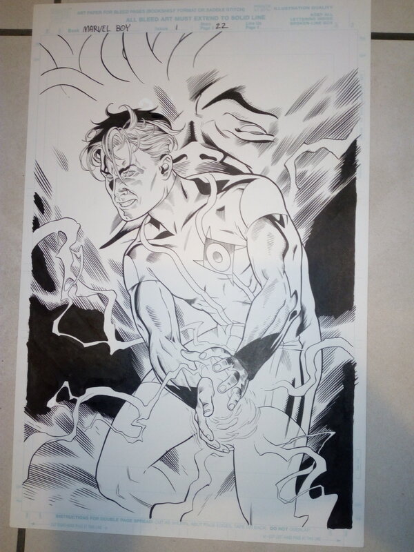 For sale - Marvel boy / J G jones - Comic Strip