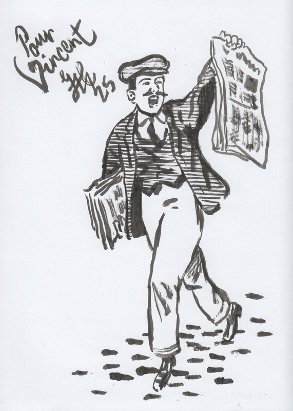 Hugues Micol, Les crieurs de crime - Dédicace