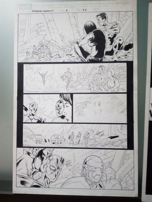 En vente - Spider-Man / manuel garcia - Planche originale