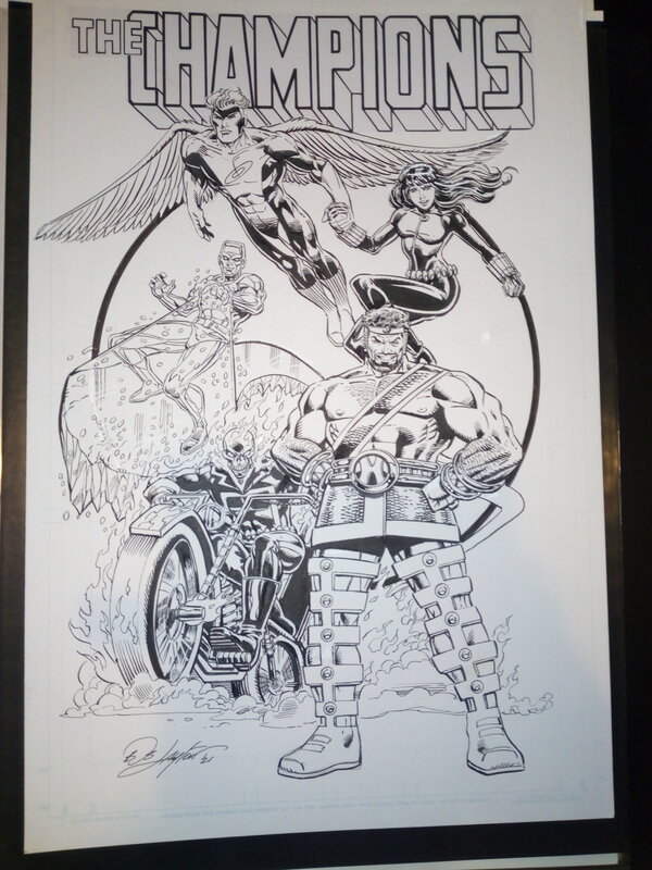 For sale - The champions / bob layton - Comic Strip