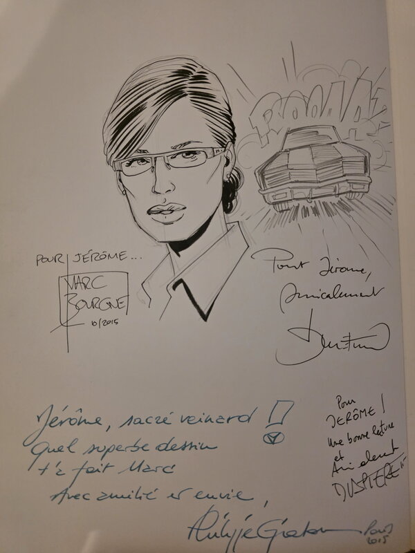 Marc Bourgne, Illustration Michel Vaillant - Original Illustration