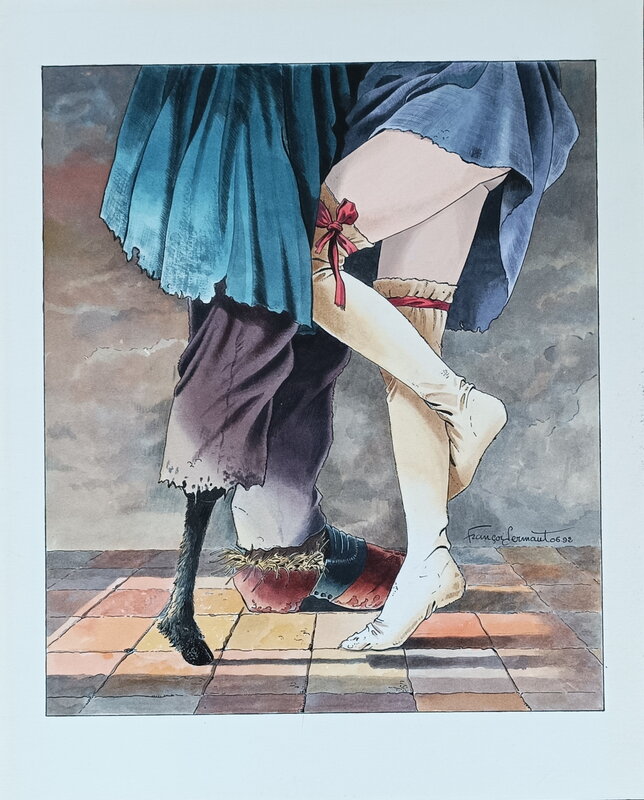 François Dermaut, Daniel Bardet, Souvenirs de Toussaint - Pied de bouc - Original Cover