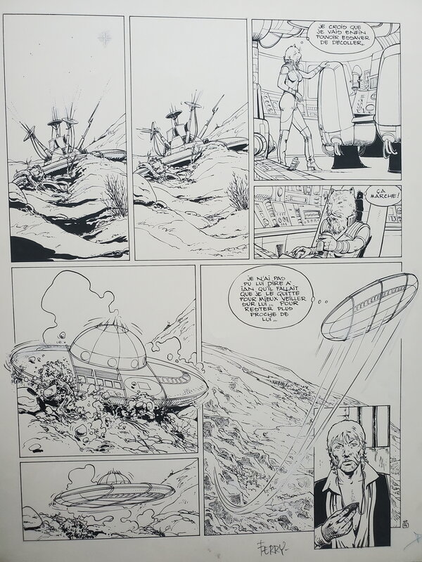 Ferry, IAN KALEDINE   T4 SHAN PACHA - Planche originale