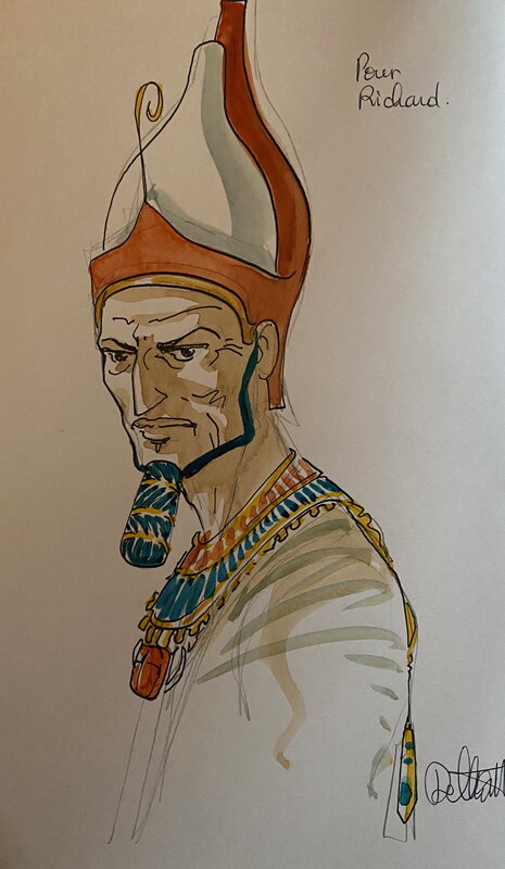 Isabelle Dethan, illustration originale, Ramsès II, 