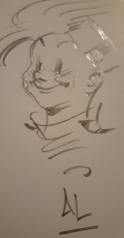 Spirou par Al Severin - Dédicace