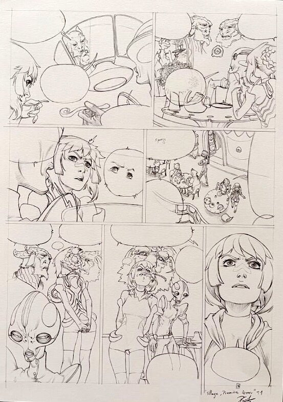 Pierre-Mony Chan, Sillage, premières armes - Comic Strip