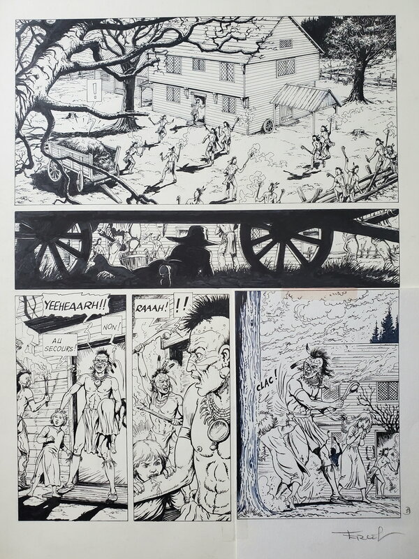 Ersel, LES PIONNIERS DU NOUVEAU MONDE - Planche originale