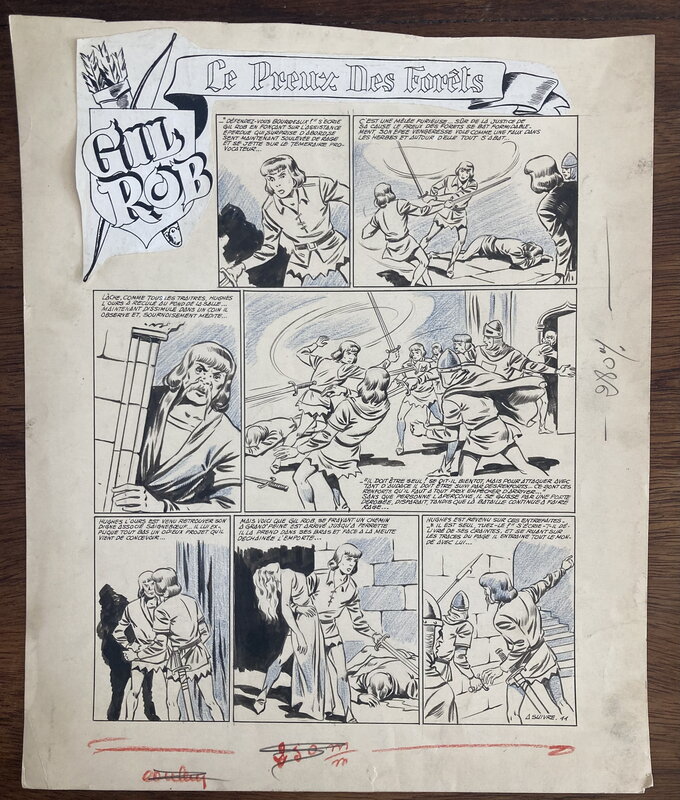Francis Josse, 1946 - Gil Rob, le preux des forêts - Comic Strip