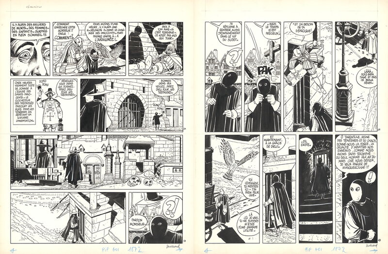 André Juillard, Patrick Cothias, Masquerouge : Le charnier des Saints Innocents - Comic Strip