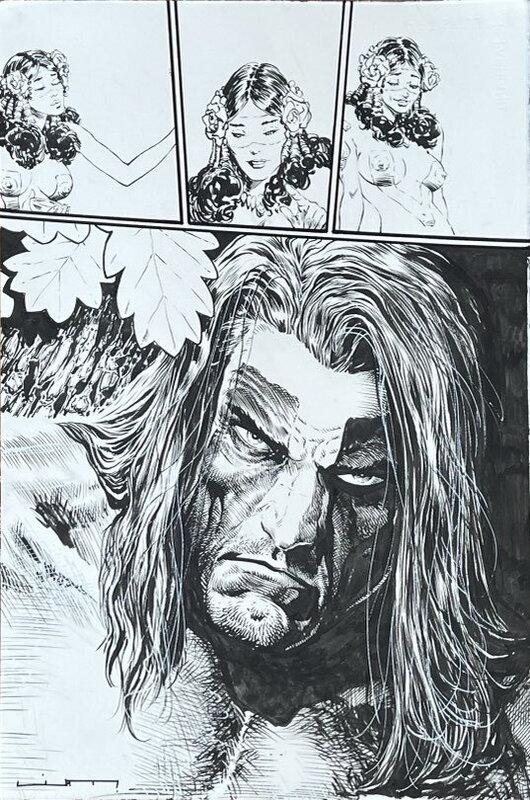 En vente - Liam Sharp, Spawn Dark Ages # 4 page 2 - Planche originale