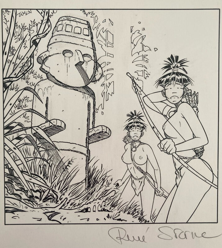 Adler : Bahia Verde by René Sterne - Original Illustration