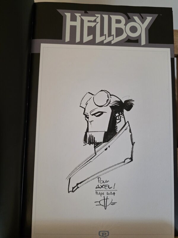 Hellboy par Olivier Vatine - Illustration originale
