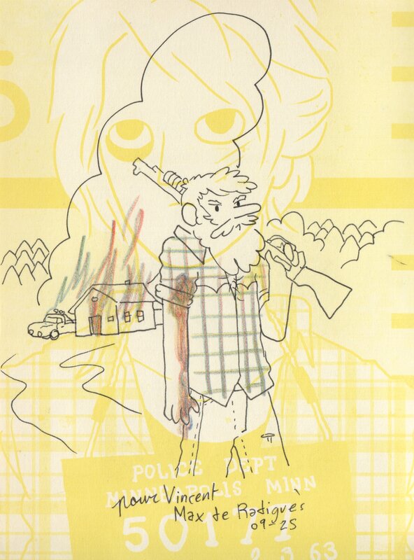 Batard par Max De Radiguès - Dédicace