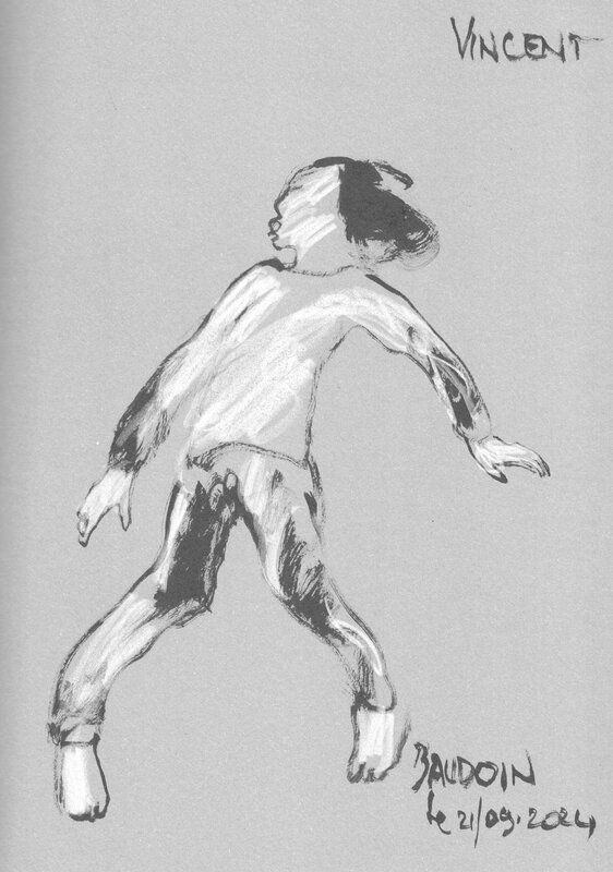 Au pied des etoiles par Edmond Baudoin - Dédicace