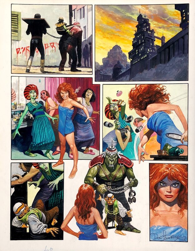 Don Lawrence, Storm 10  Pirates of Pandarve - Planche originale