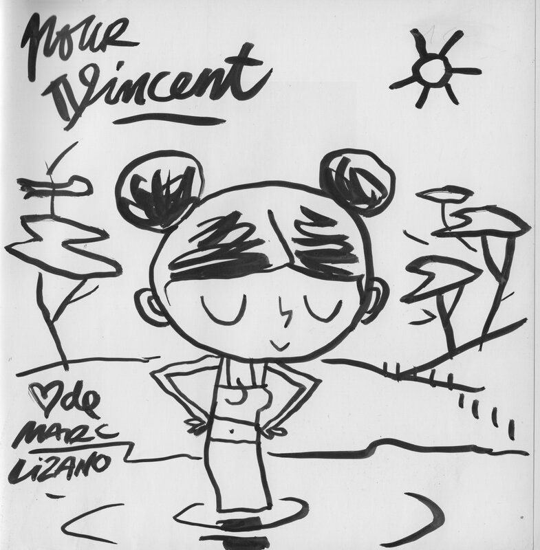 Bluette sur Mer by Marc Lizano - Sketch