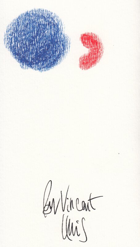 Bleu par Lewis Trondheim - Dédicace