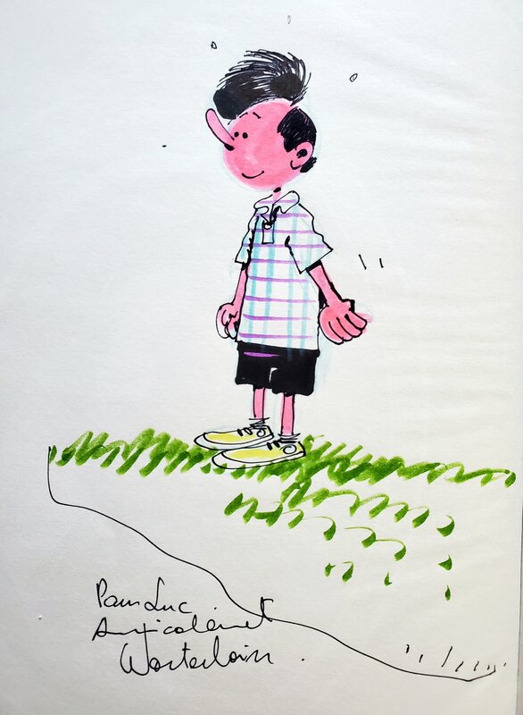 Marc Wasterlain, DOCTEUR POCHE   T3 KARABOUILLA - Dédicace