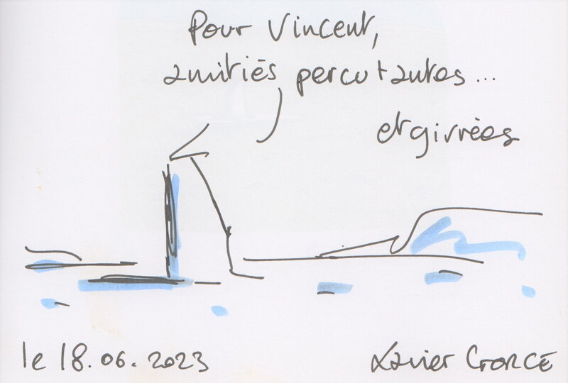 Les Indegivrables par Xavier Gorce - Dédicace