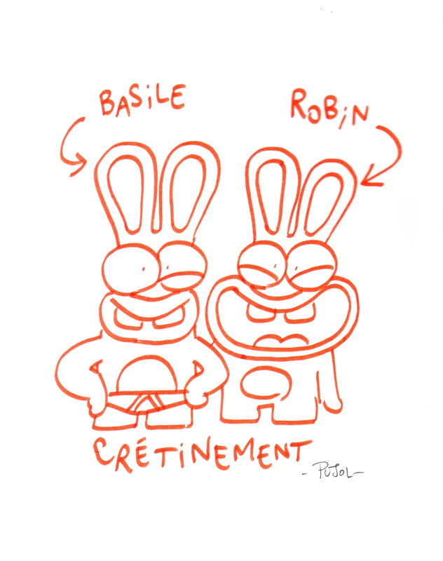 Les Lapins Crétains par Romain Pujol - Dédicace