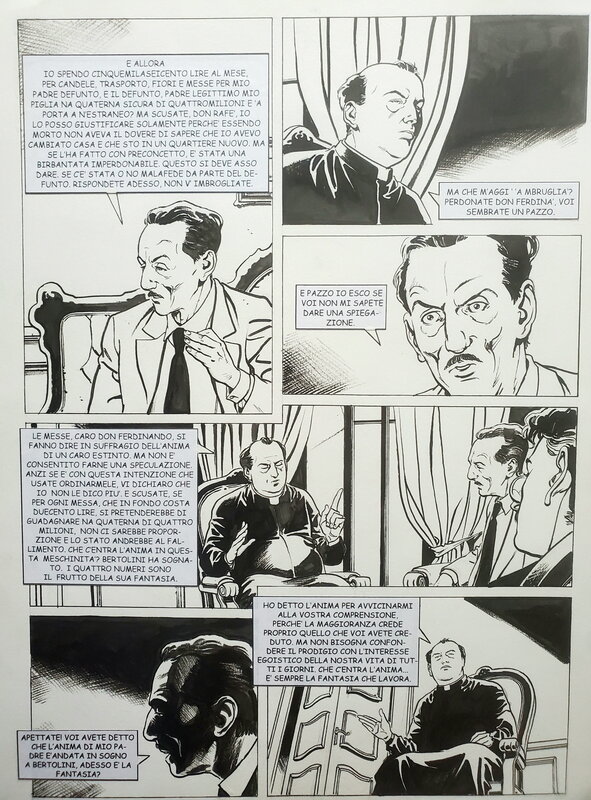 Luca Raimondo, IL TEATRO DI EDUARDO   T3 NON TI PAGO - Planche originale