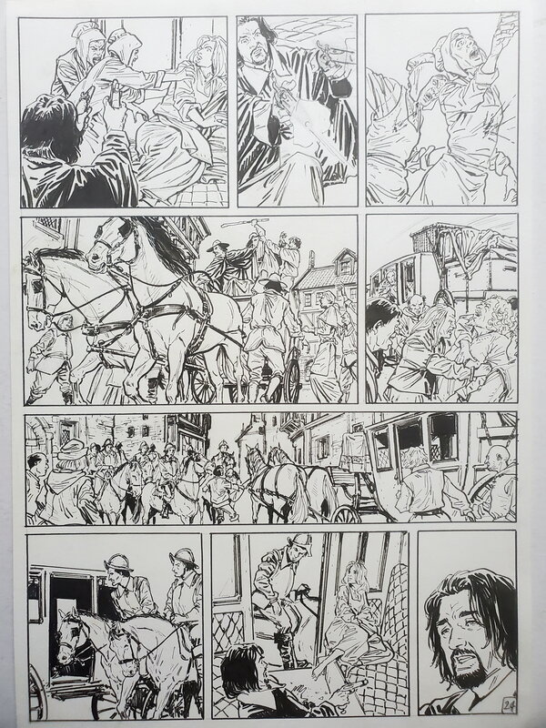 Luca Raimondo, Le KABBALISTE DE PRAGUE    T2 - Planche originale