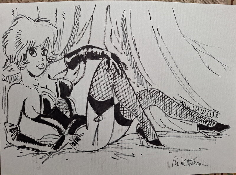 For sale - Natacha super sexy by François Walthéry - Original Illustration