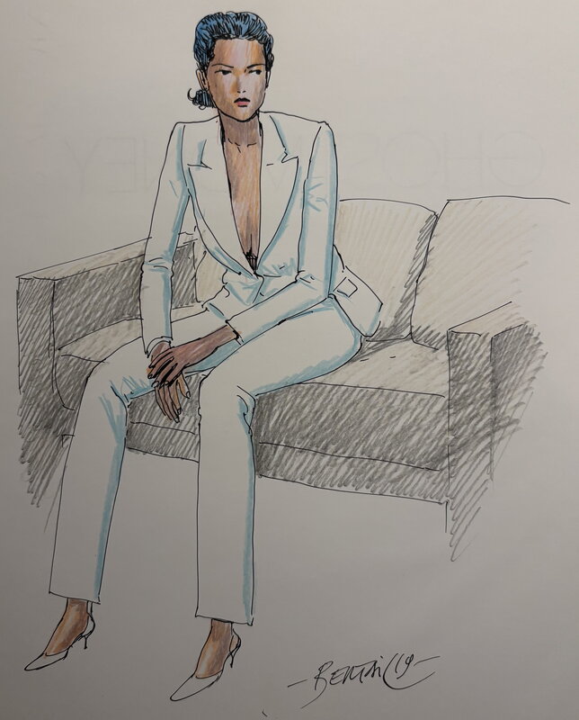 Dédicace de Bertail pour Ghost Money - Sketch