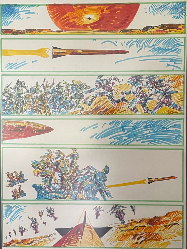 Druillet - Un Arrive! Un Arrive! - Planche originale