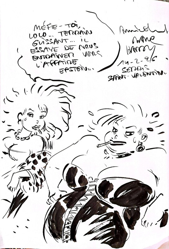 Lolo et Sucette by Marc Hardy - Sketch